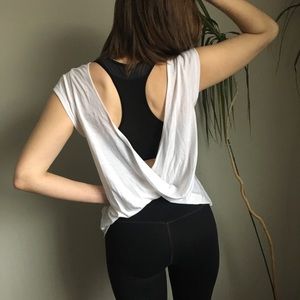 RVCA Backless White Shirt